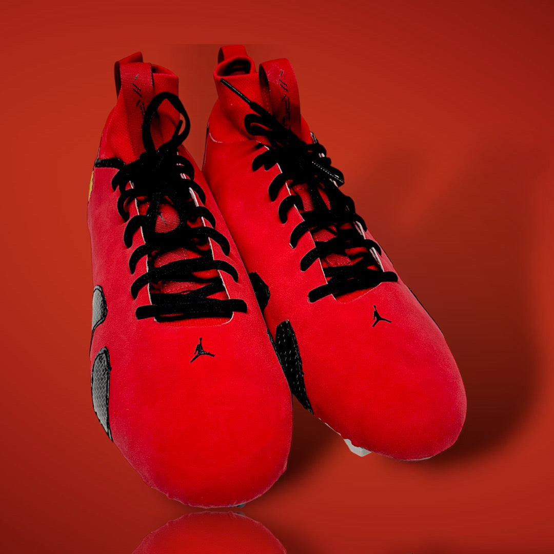 Air Jordan Retro 14 'Ferrari' Inspired Cleat