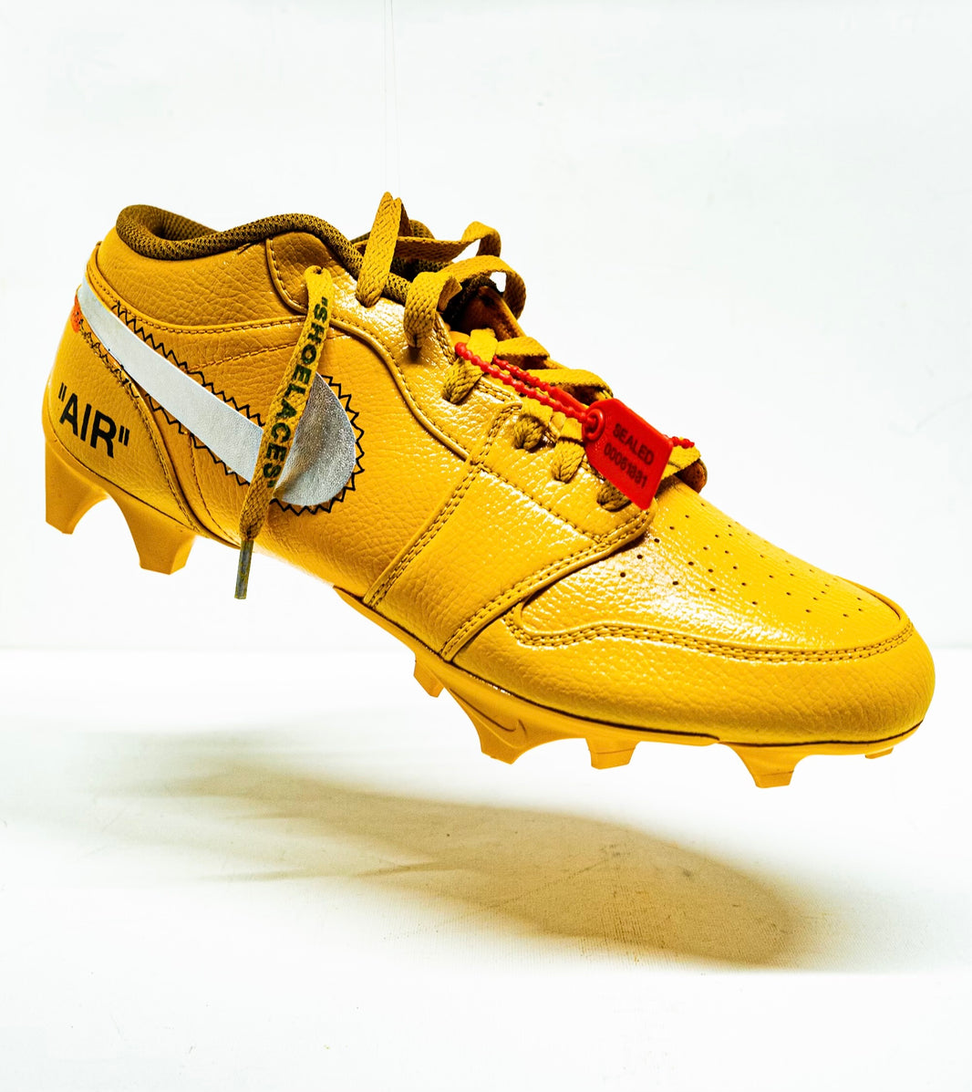 offwhite soccer cleats