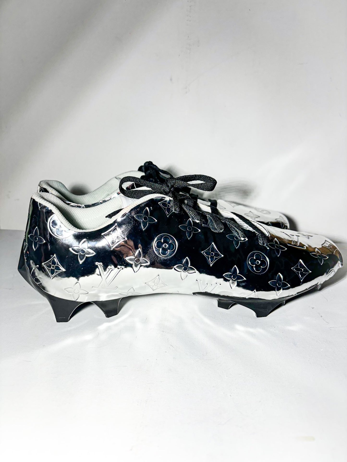 Chrome Louis Vuitton Inspired Cleat