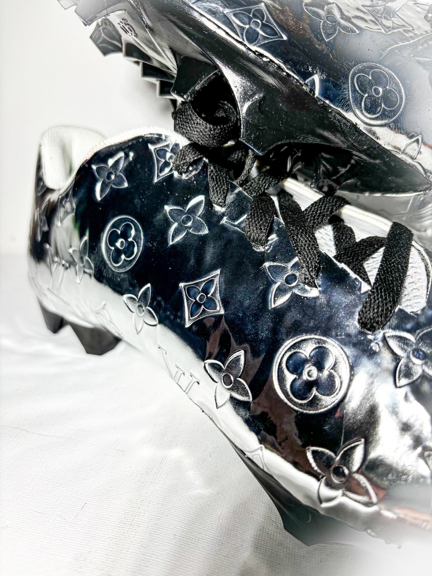 Chrome Louis Vuitton Inspired Cleat