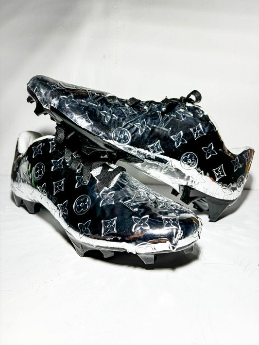 Chrome Louis Vuitton Inspired Cleat