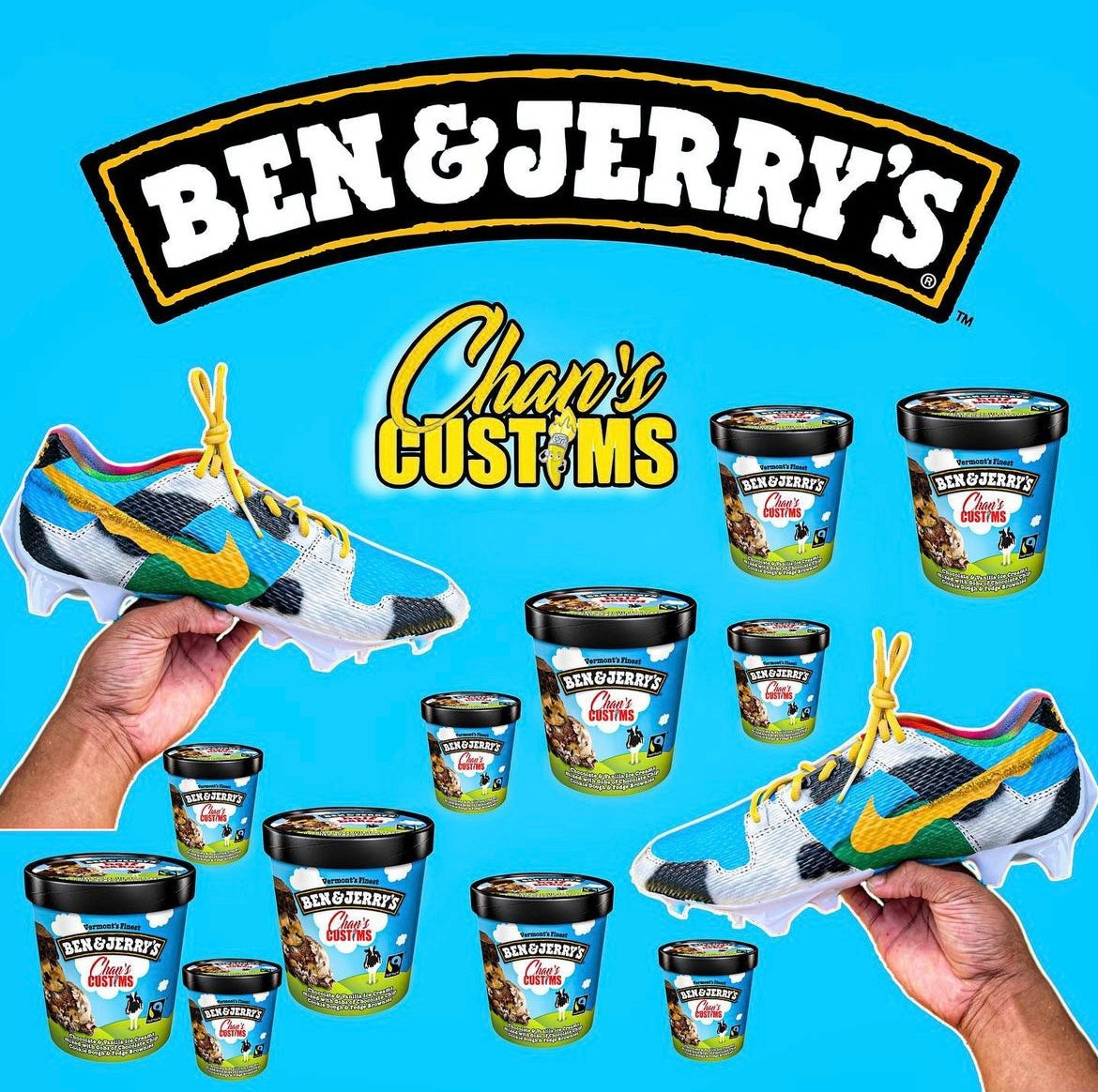 Inspired by Ben and Jerry's x Nike Dunk Low 'Chunky Dunky'