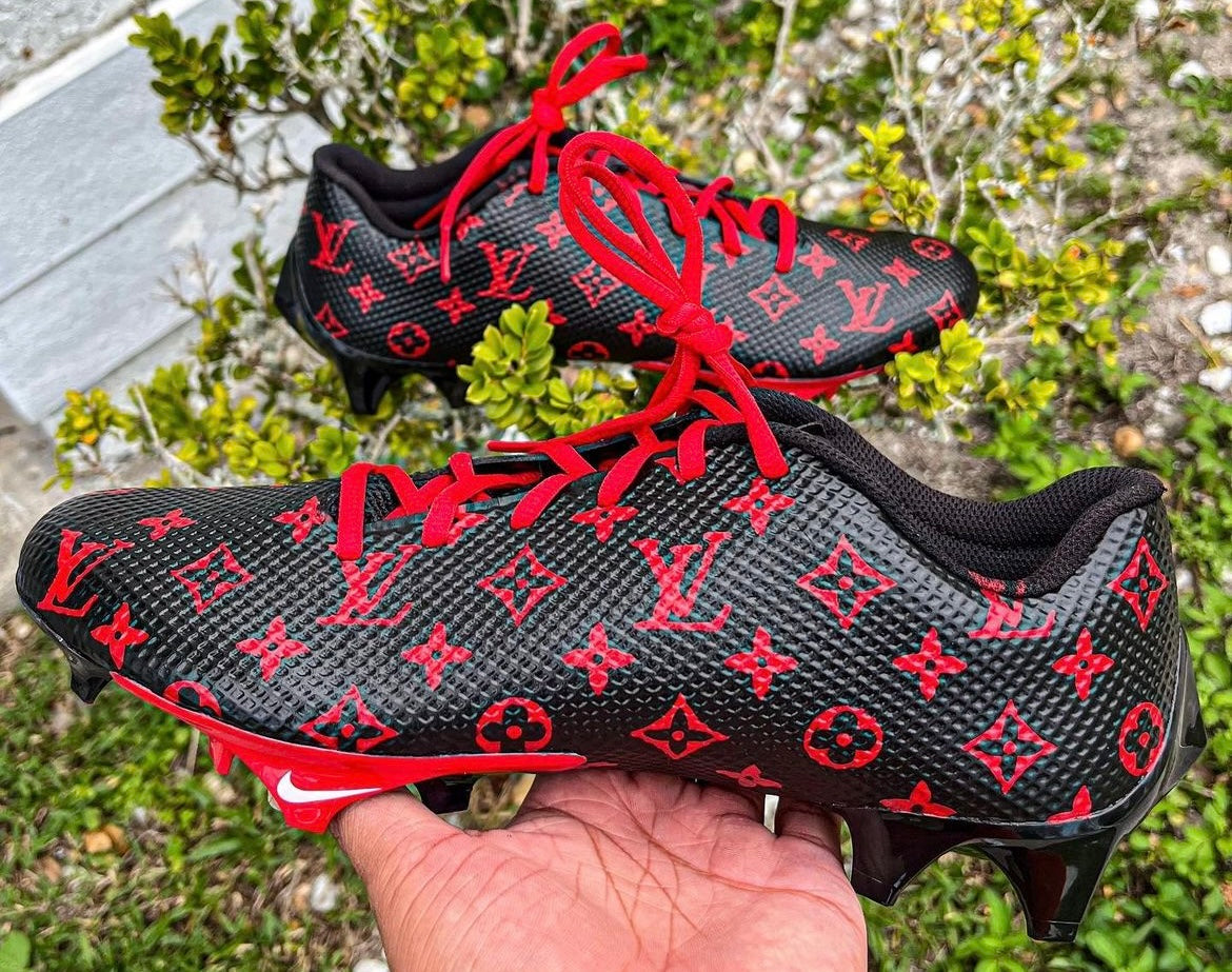 Louis Vuitton Inspired Cleat – Chans Customs