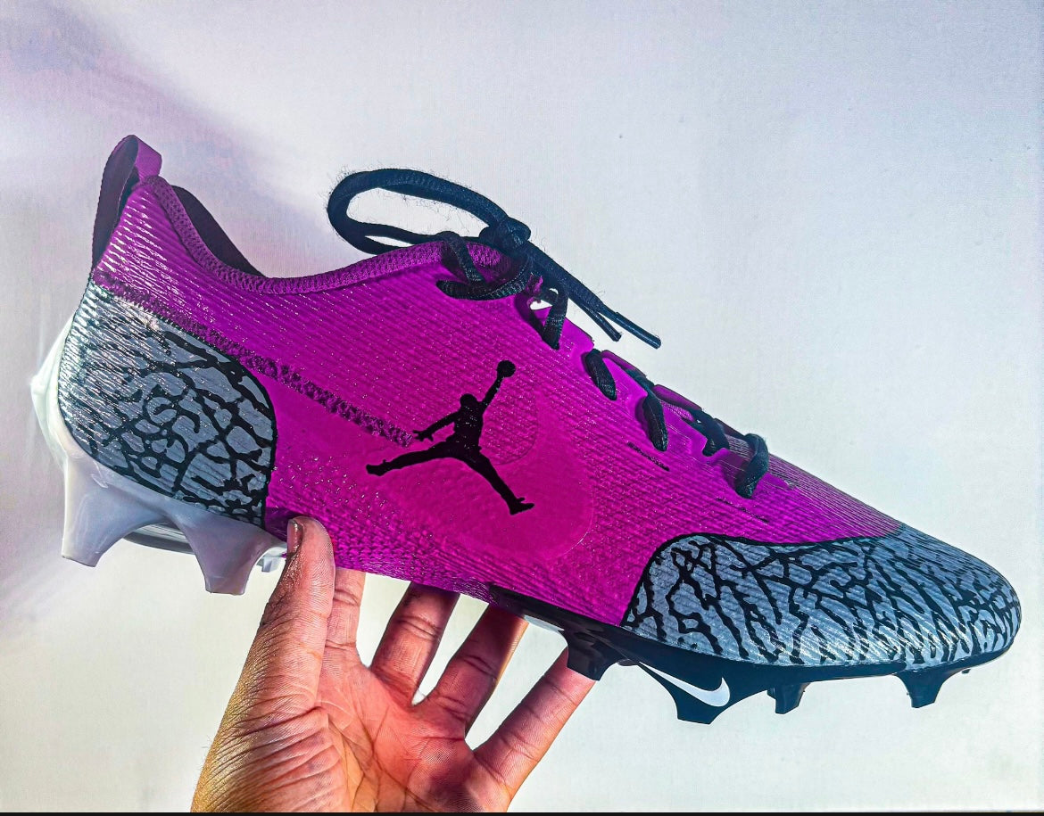 Air Jordan Elephant Print Inspired Cleats